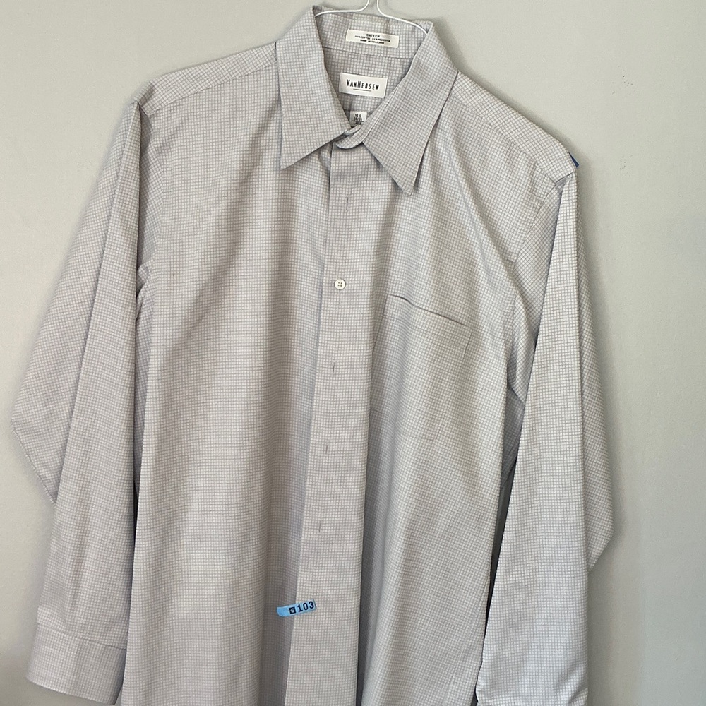 Van Heusen Men's Gray Dress Shirt